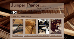 Desktop Screenshot of juniperpianos.co.uk