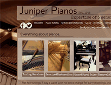 Tablet Screenshot of juniperpianos.co.uk
